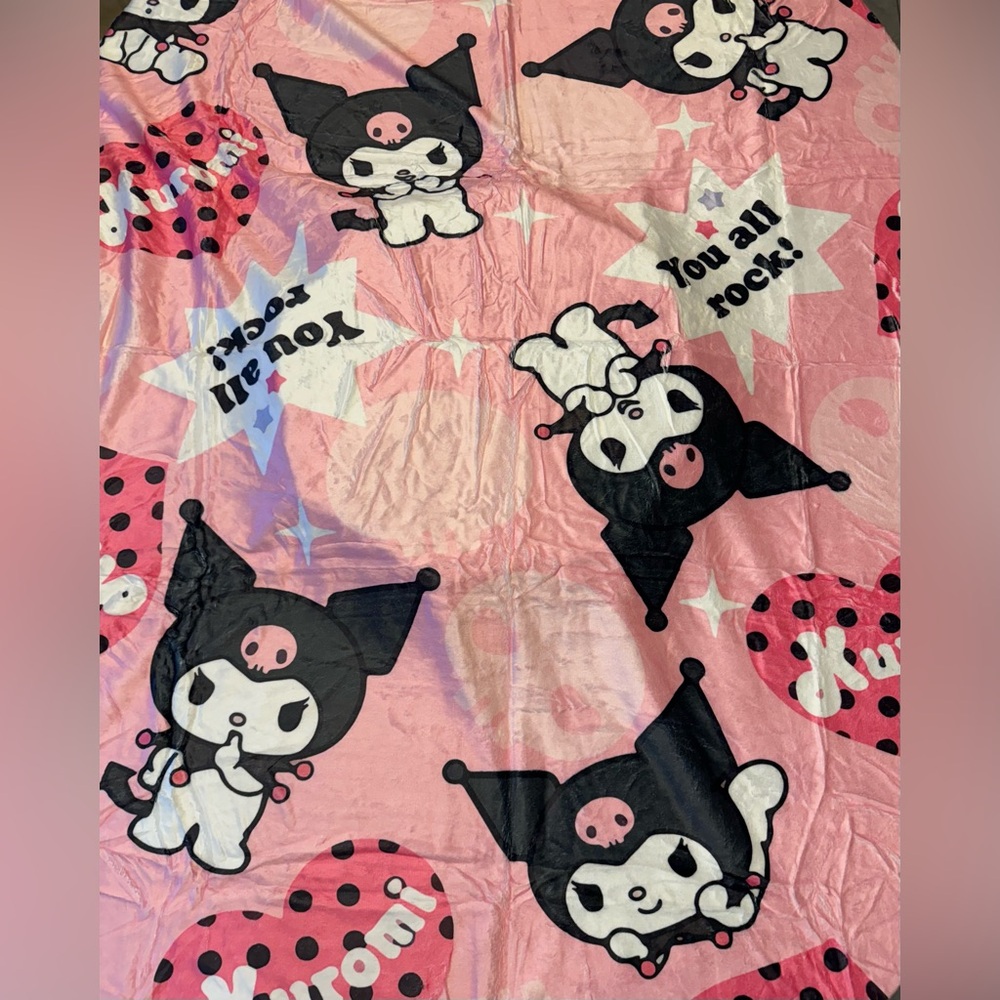 Kuromi Blanket Throw